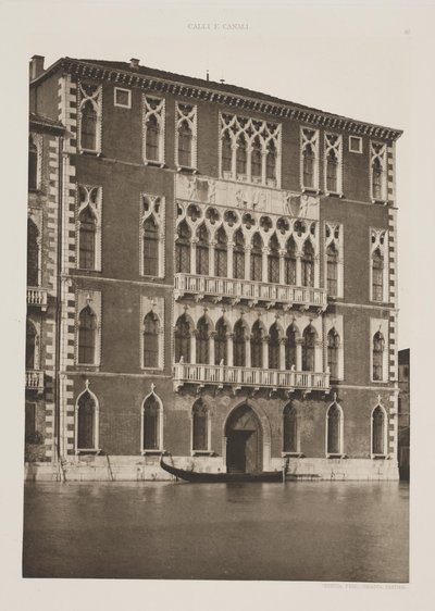 Palácio de Foscari de Ferdinando Ongania