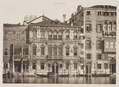 Palácio Grimani, Grande Canal, 1891 de Ferdinando Ongania