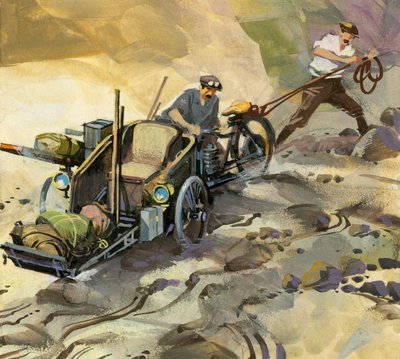 Corrida de dez mil milhas (guache sobre papel) de Ferdinando Tacconi