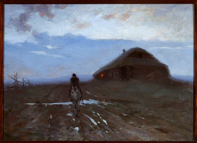 Estalagem à beira da estrada de Ferdynand Ruszczyc