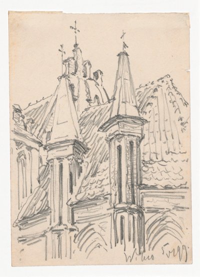 Igreja de Santa Ana, em Vilnius de Ferdynand Ruszczyc
