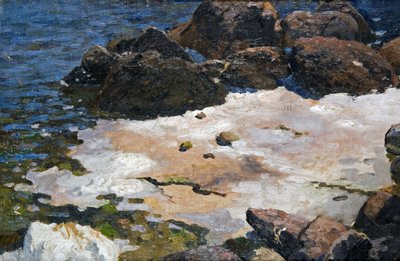 Crimeia - costa do mar de Ferdynand Ruszczyc