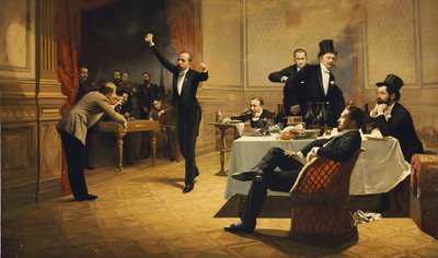O jantar, 1837 de Ferencz Paczka