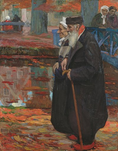 O casal de idosos, 1907 de Fernand Allard L
