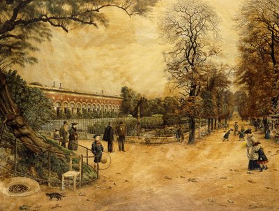 Jardins de Luxemburgo, Paris, 1904 de Fernand Auguste Besnier