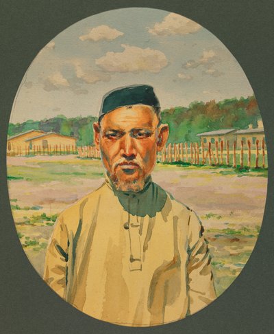 um tártaro prisioneiro do exército russo em Gustrow de Fernand Barbier