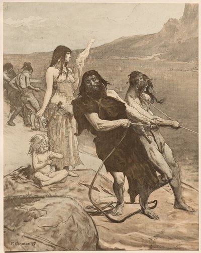 Cité Lacustre, 1897. de Fernand Cormon