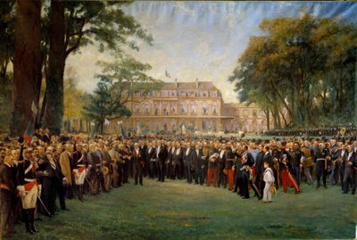 Recepção dos prefeitos da França no Elysee no dia 22 de setembro de Fernand Cormon