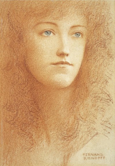 Uma jovem inglesa de Fernand Khnopff