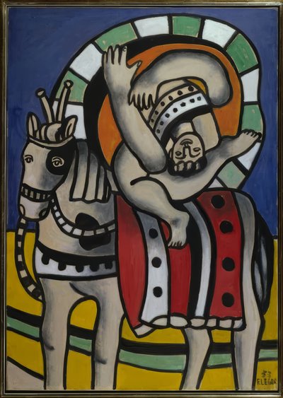 Acrobata a cavalo de Fernand Leger