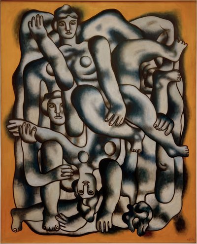 Os acrobatas de cinza de Fernand Leger