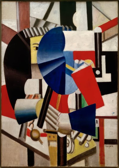 Mulher com espelho de Fernand Leger