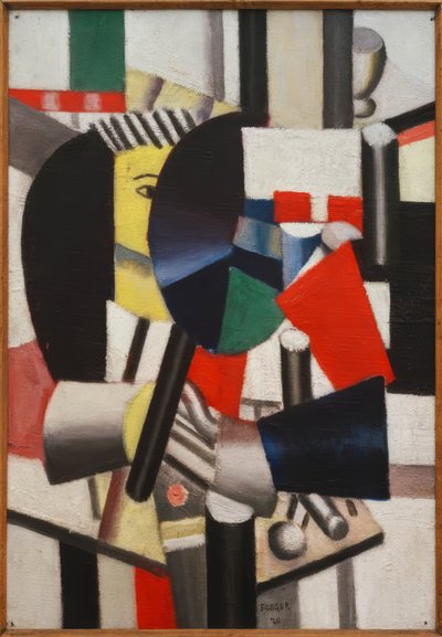 Mulher com espelho de Fernand Leger