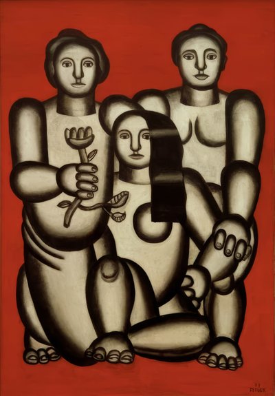Composição com três mulheres de Fernand Leger