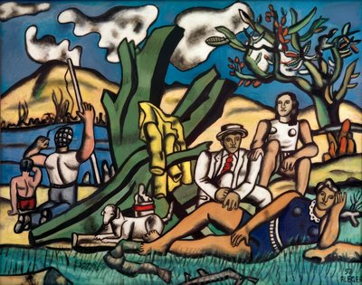 passeio no campo de Fernand Leger