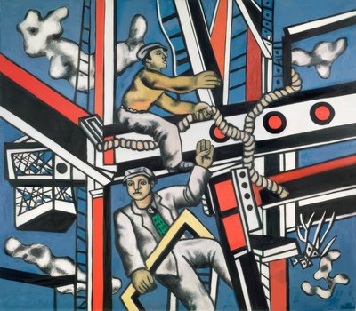 "Os Construtores" (Die Konstrukteure) de Fernand Leger