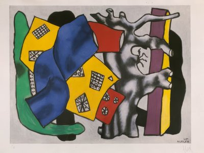 "Racines grises" (Raízes cinzentas) de Fernand Leger