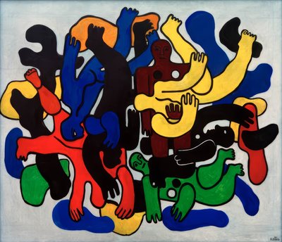 Mergulhadores negros de Fernand Leger