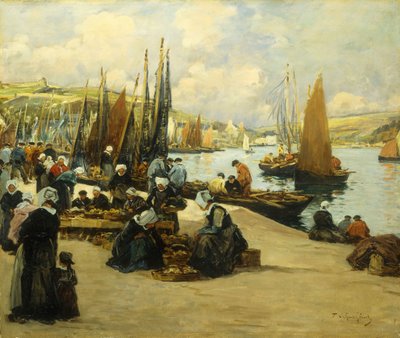 No Quai, Audierne de Fernand Legout Gerard