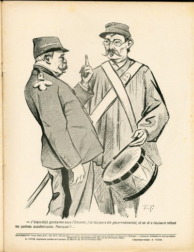 The Butter Plate, número 209, satírico em cores de Fernand Louis Gottlob
