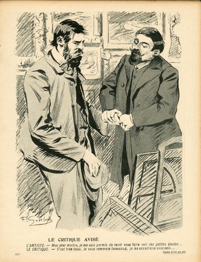 The Butter Plate, número 199, Satírico em Cores de Fernand Louis Gottlob