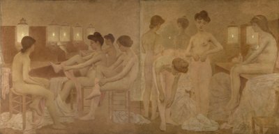 As Bailarinas, entre 1905 e 1909 (óleo sobre tela) de Fernand Pelez