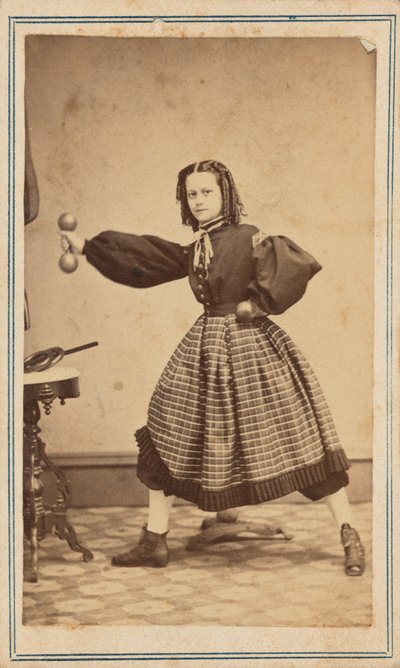 Retrato de uma mulher,c. 1863-1864 (foto) de Fernando Dessaur