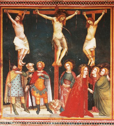 Crucificação (fresco) de Ferrer Bassa