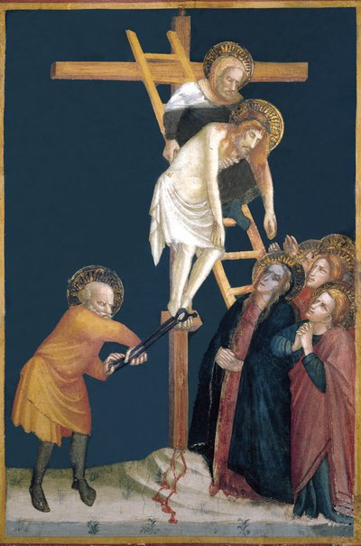 Descida da Cruz, pormenor de Ferrer Bassa