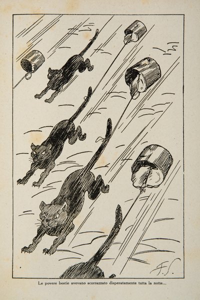 Ilustração de um livro para crianças, c.1920-30 de Filiberto Scarpelli