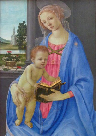 Alemão: Maria mit dem Kind Madonna and Child de Filippino Lippi