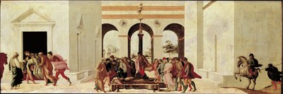 A morte de Lucrece (Detrempe na madeira de Filippino Lippi
