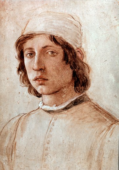 Auto-Retrato - Fresco de Filippino Lippi