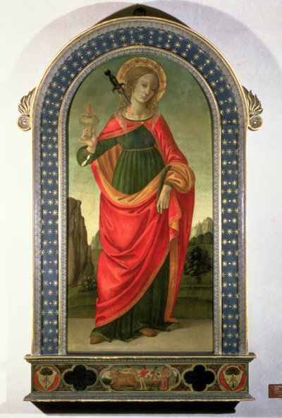 Santa Lúcia, c.1472-74 de Filippino Lippi