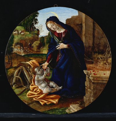 O resto da fuga para o Egito de Filippino Lippi
