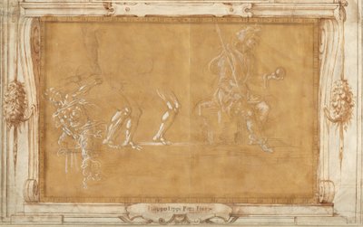Vários estudos de figuras de Filippino Lippi