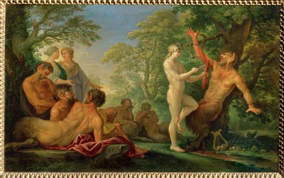 Le supplice de Marsyas - O castigo de Marsyas, Cobre ... de Filippo (circle of) Lauri