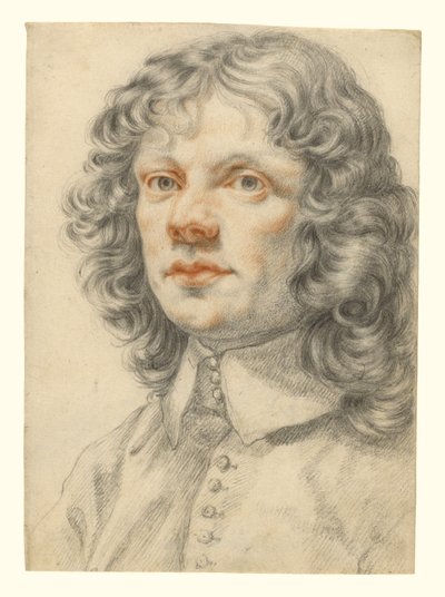 Retrato de um homem (frente); Retrato de um homem (offset acidental) (verso) de Filippo Baldinucci