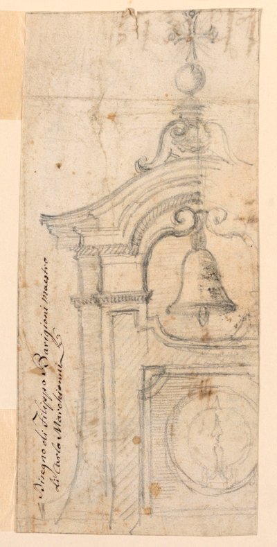 Projeto para uma torre sineira de Filippo Barigioni