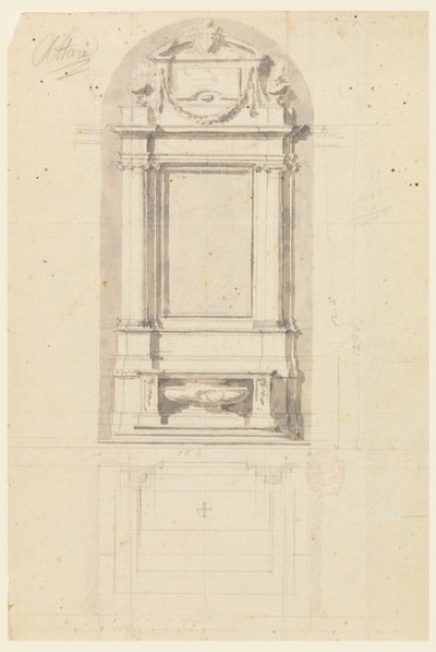 Projeto para um Altar de Filippo Marchionni