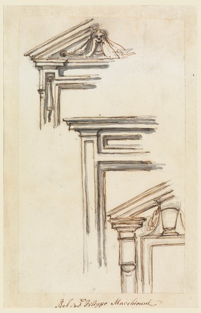 Três caixas de janela ou porta de Filippo Marchionni