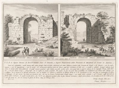 Página de dedicatória, da Antichit? di Pesto (Antiguidades de Paestum) de Filippo Morghen