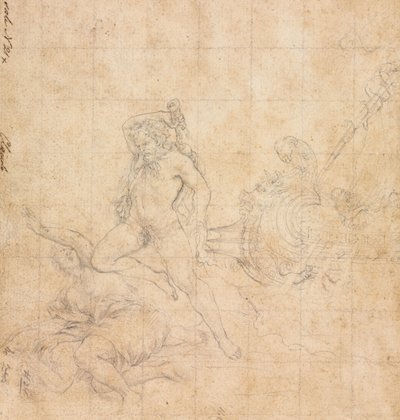 Hércules e o Cinturão de Hipólita, primeiro trimestre de 1600. de Filippo Napoletano