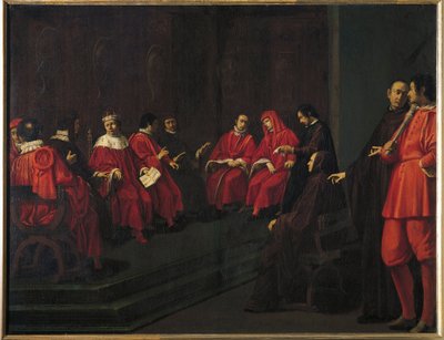 Itália, Florença, Priores de Florença Estabelecer a festa de São Giovanni Gualberto de Filippo Tarchiani