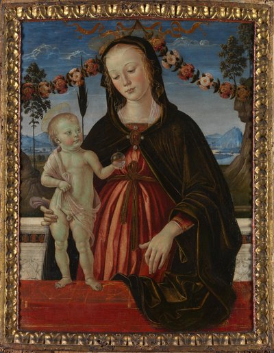 A Virgem e o Menino, c. 1473 de Fiorenzo di Lorenzo