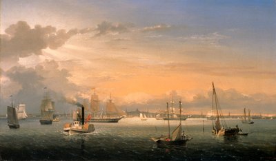 Porto de Boston de Fitz Henry Lane