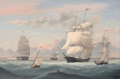 Porto de Nova York de Fitz Henry Lane