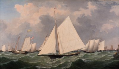 Regata do Yacht Club de Nova York, 1856 de Fitz Henry Lane