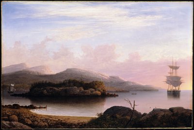 Fora da ilha de Mount Desert de Fitz Henry Lane