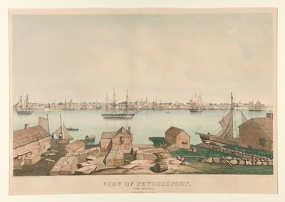 Vista de Newburyport, (de Salisbury) de Fitz Henry Lane